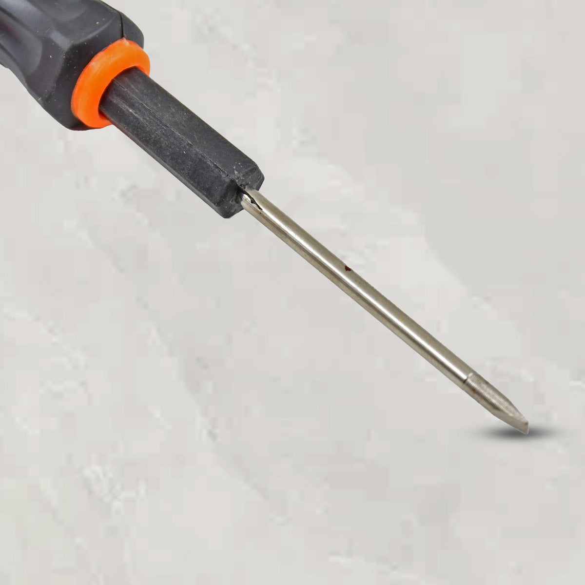Multi-functional precision screwdriver set with gold-plated tips ready for use.