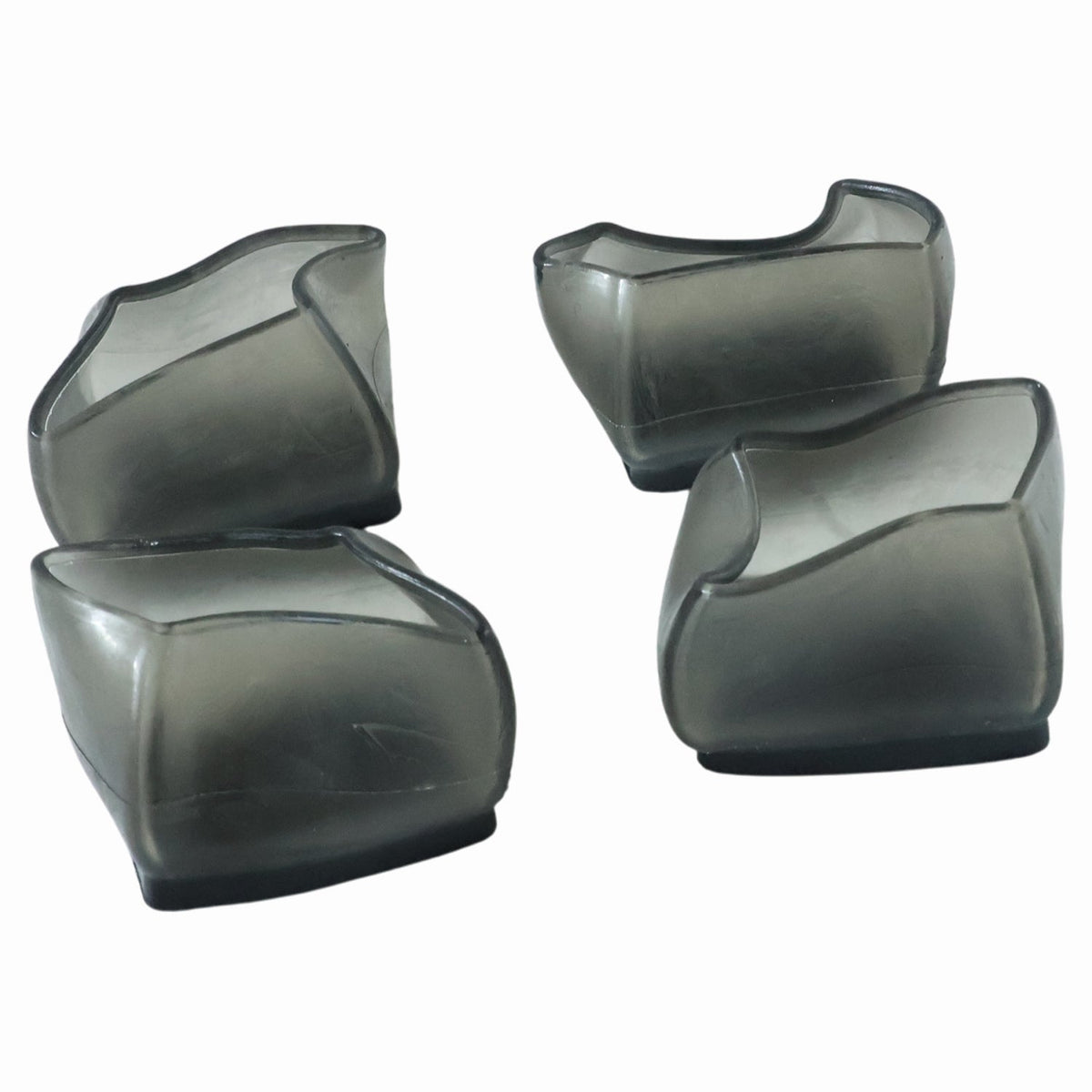 Chair leg protected with silicone cover caps for floor safety