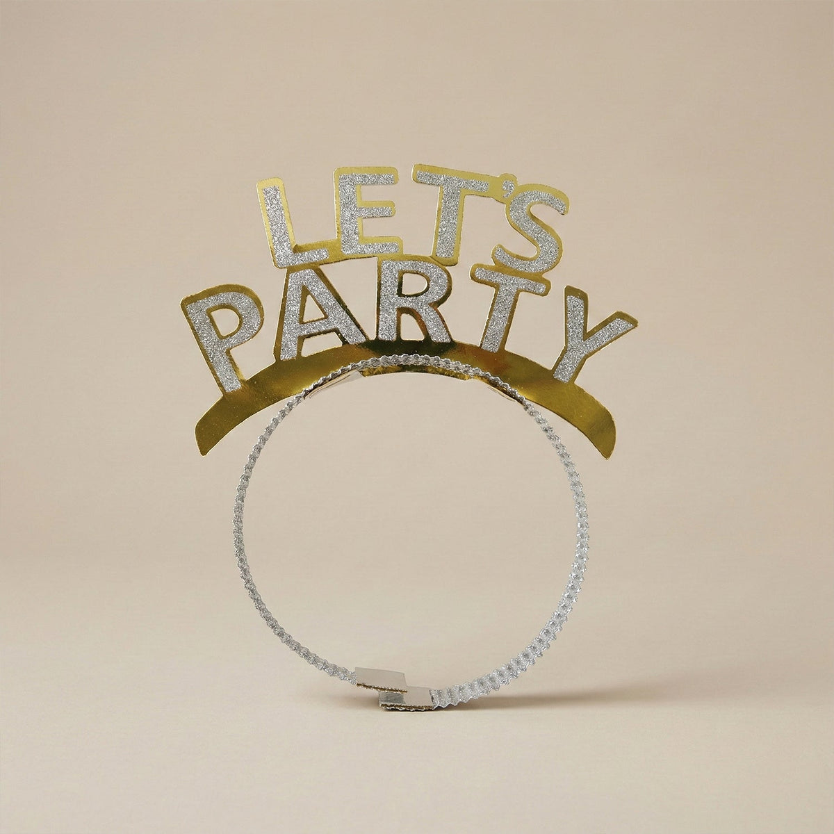 LET'S PARTY glitter headband set designed for stylish and fun party guests