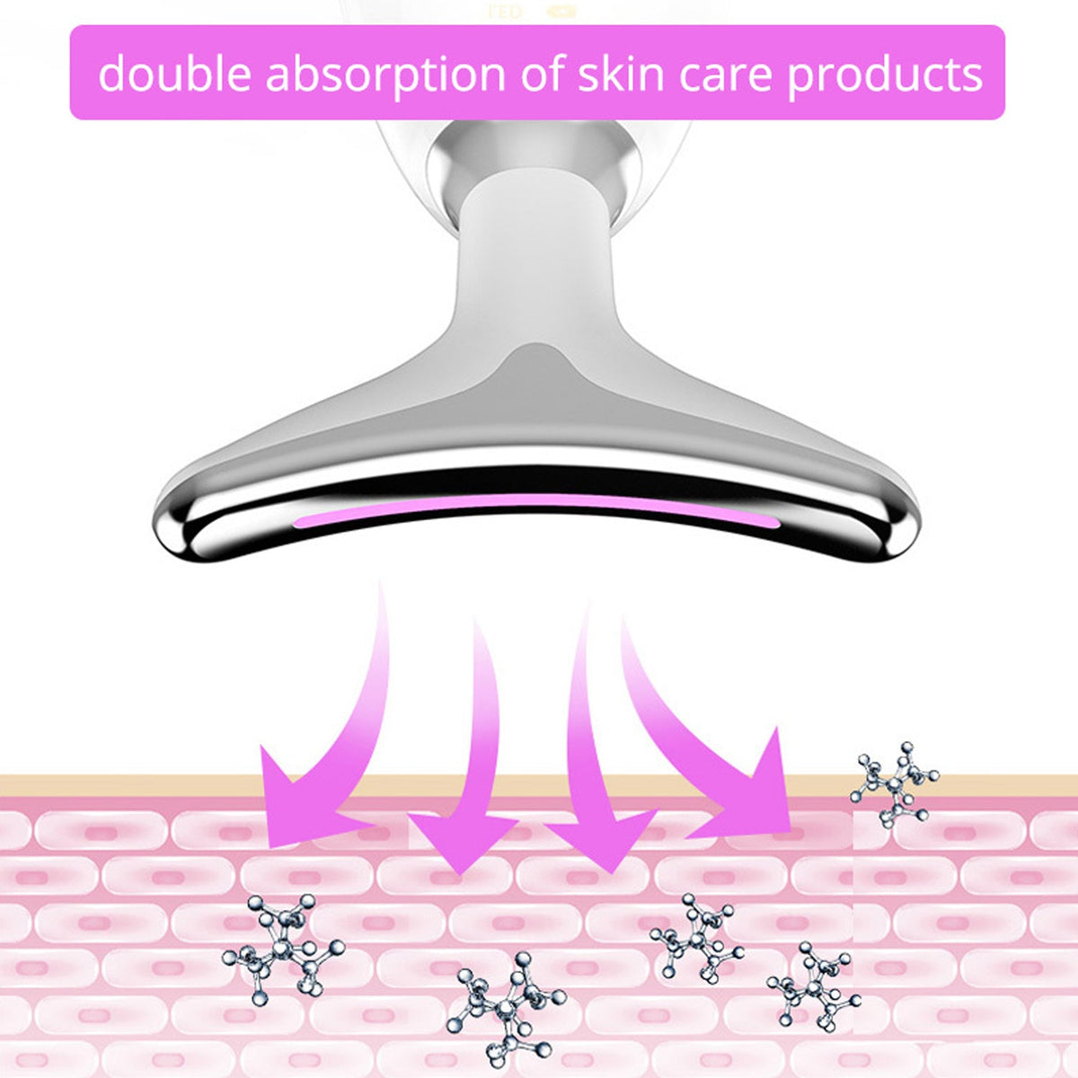 Anti-aging electric face massager for wrinkle reduction