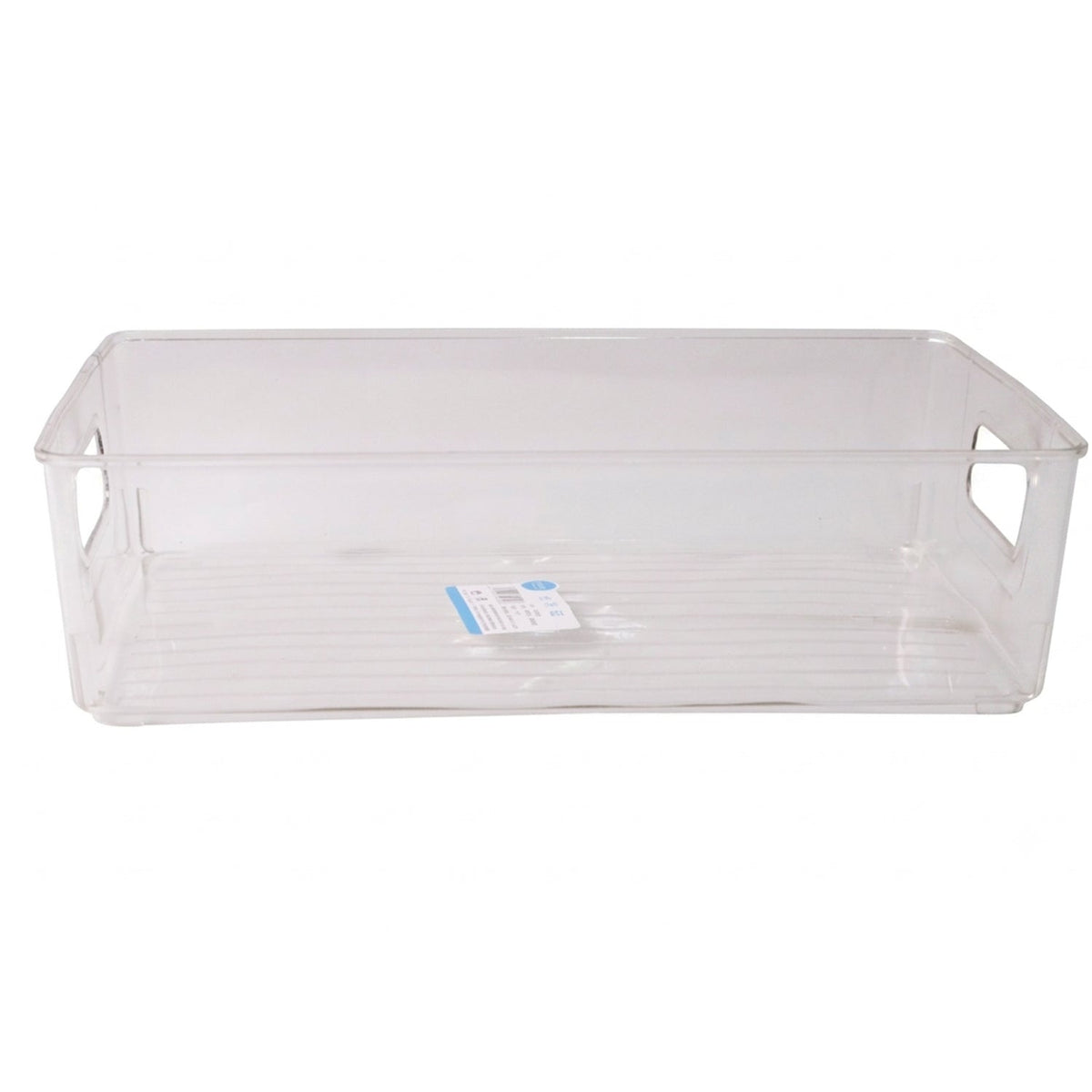 White background showcasing plastic storage box