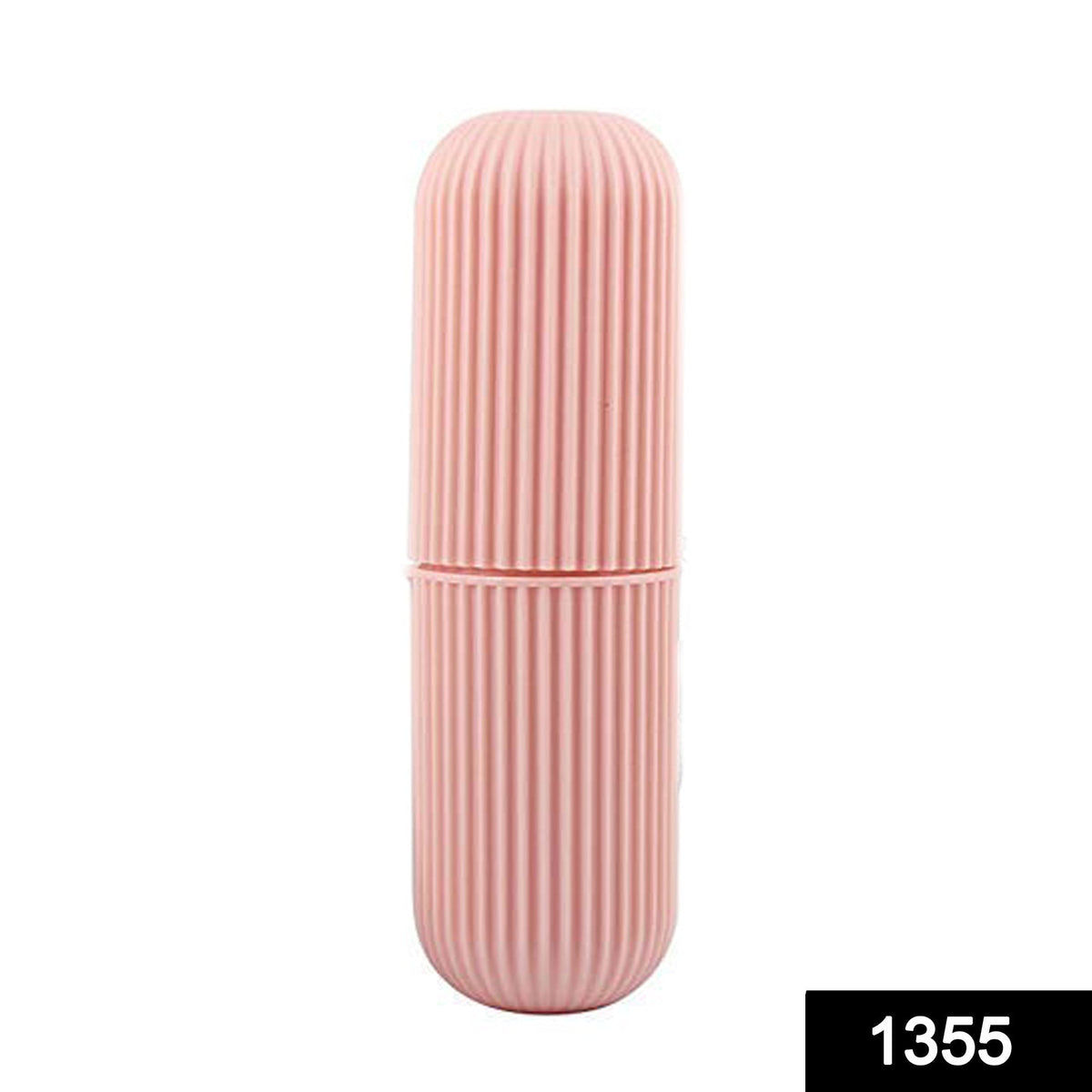 Multipurpose capsule shape container for hygienic toothbrush and toothpaste storage.