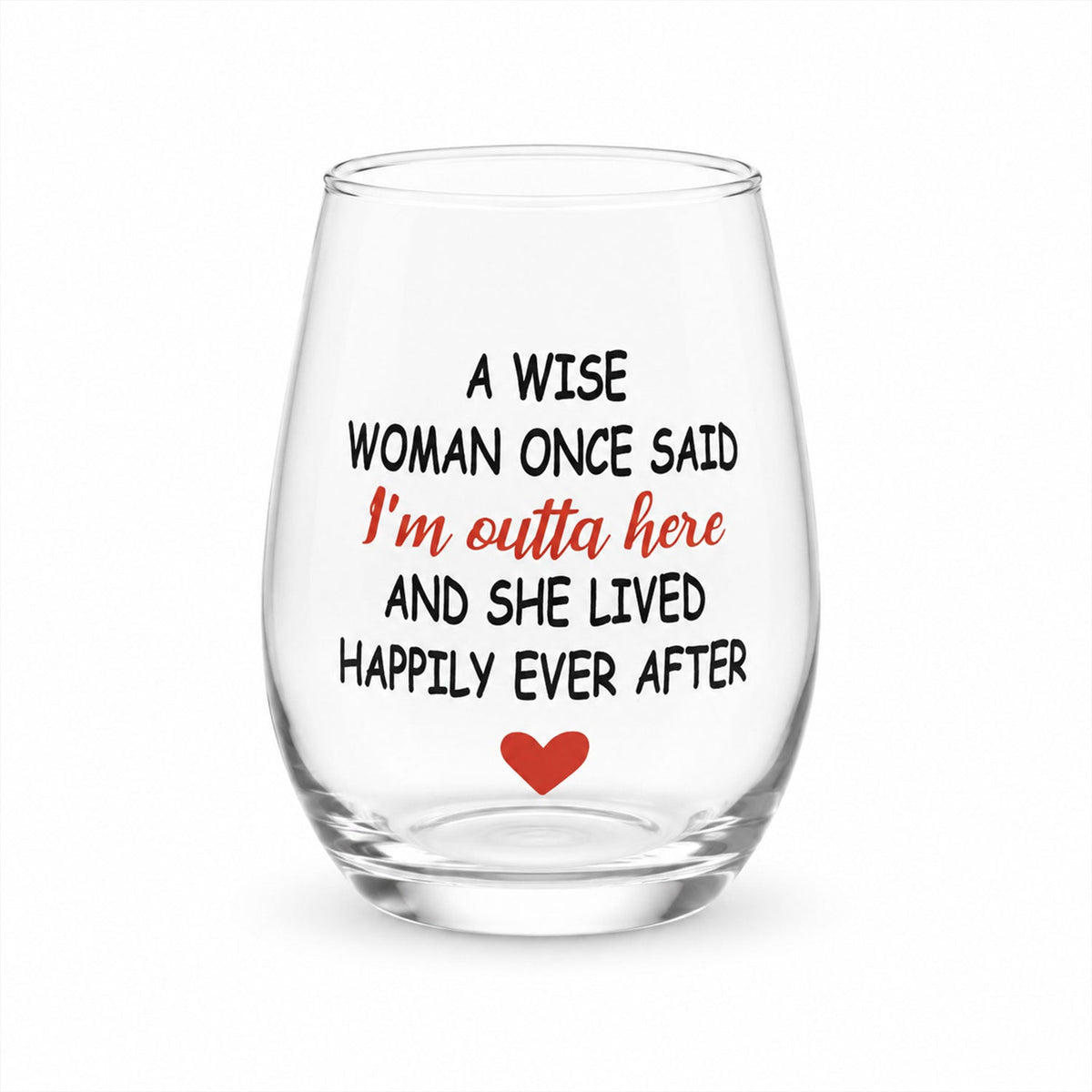 Elegant transparent glass tumbler for wine or juice