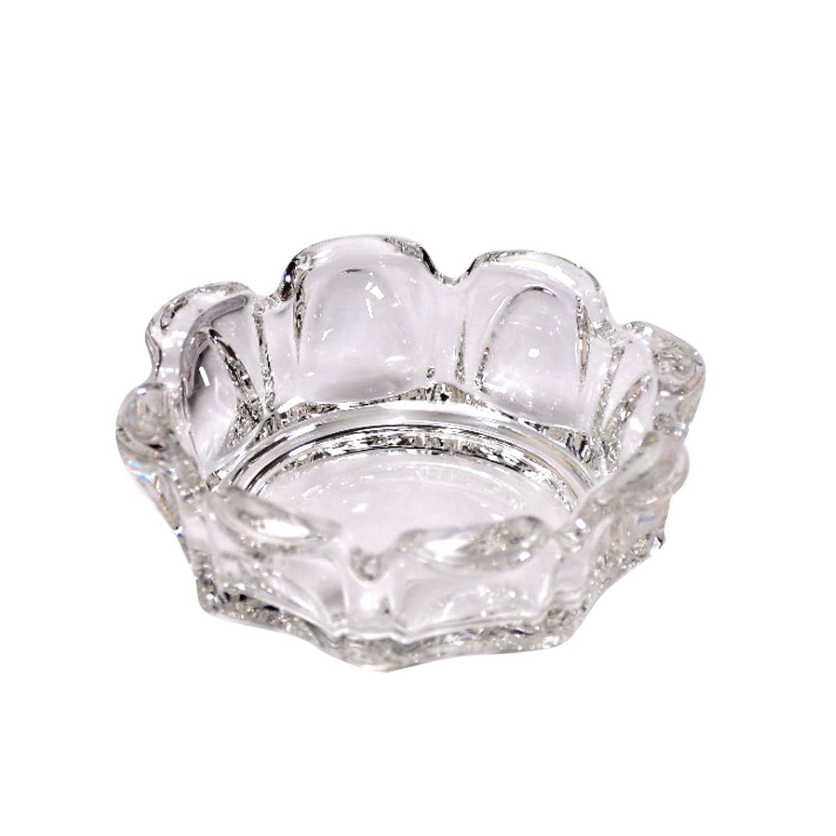 Stylish round tabletop ashtray for cigars and cigarettes, enhancing modern decor.
