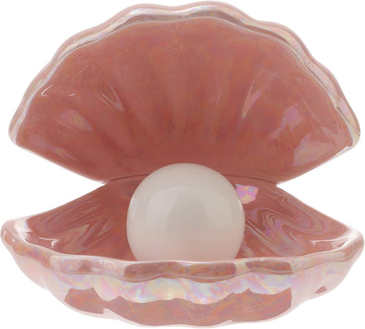 Pearl Shell Night Lamp – Elegant LED Decor | Indo Glow