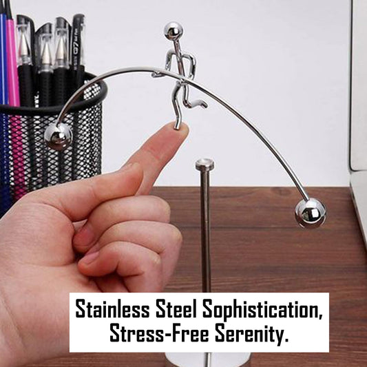 Newton Cradle Desk Toy – Steel Perpetual Motion | Spark Tots