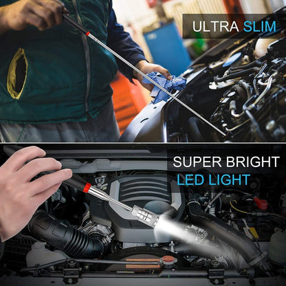 Magnetic Pick Up Tool – Telescopic LED & Flexible | RaceVault