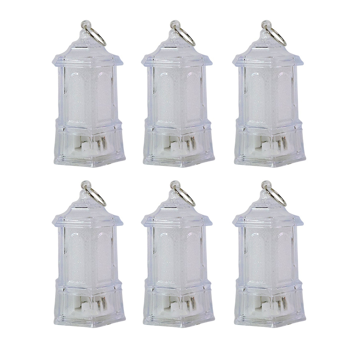 Warm white LED decorative hanging lantern candles perfect for festival and wedding decor