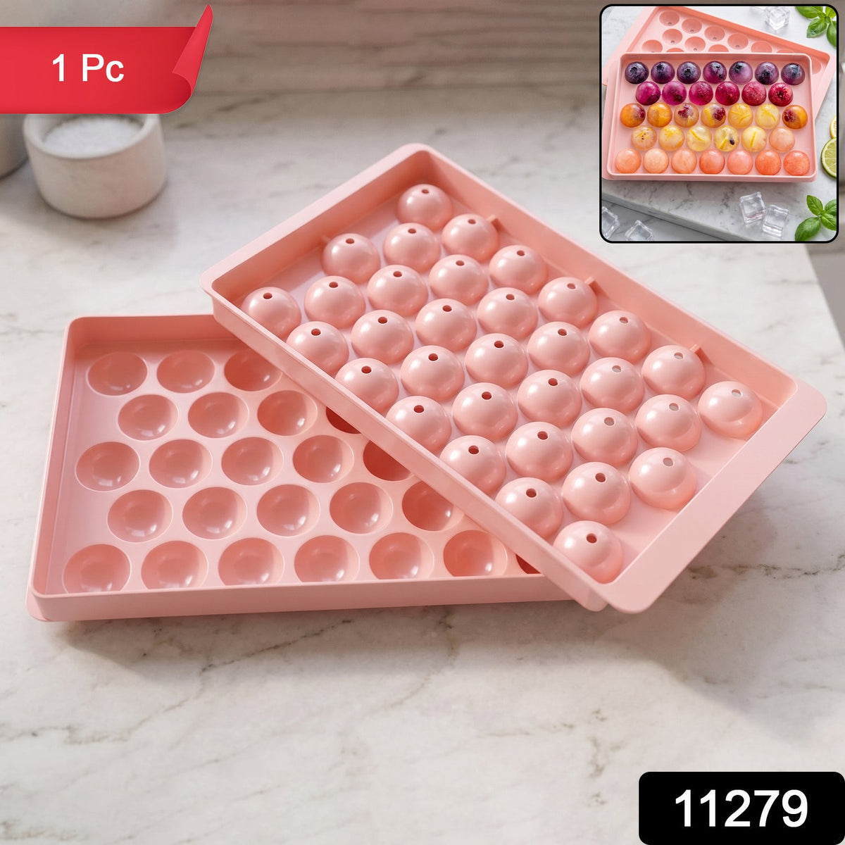 Home candy making mold in pink for DIY lollipops and frozen treats