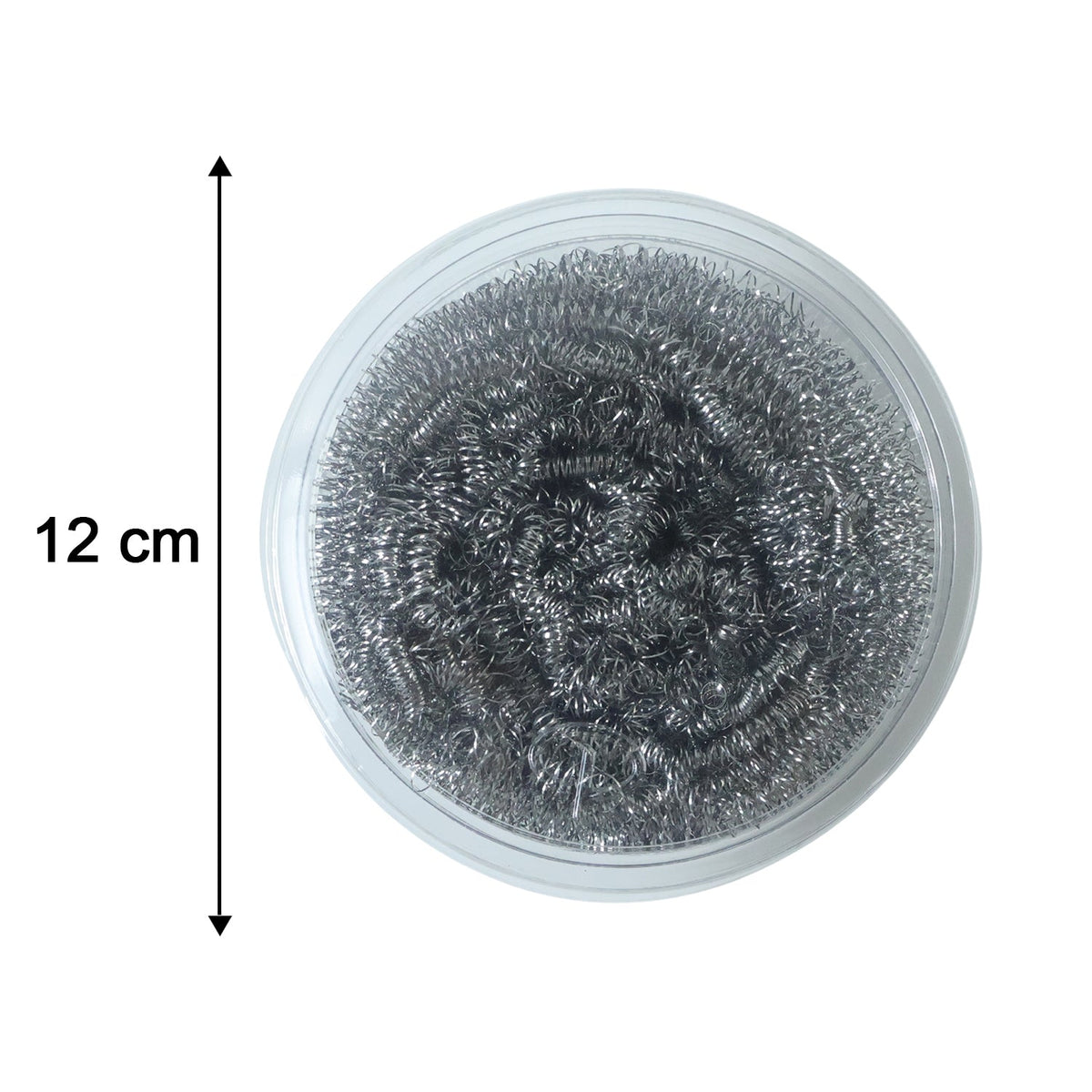 Utensil cleaning steel scrubber for kitchen use