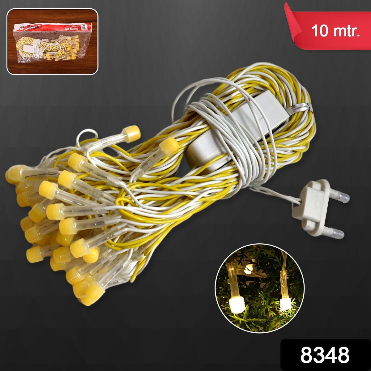 Color changing LED fairy lights with energy efficient bulbs and flexible wire